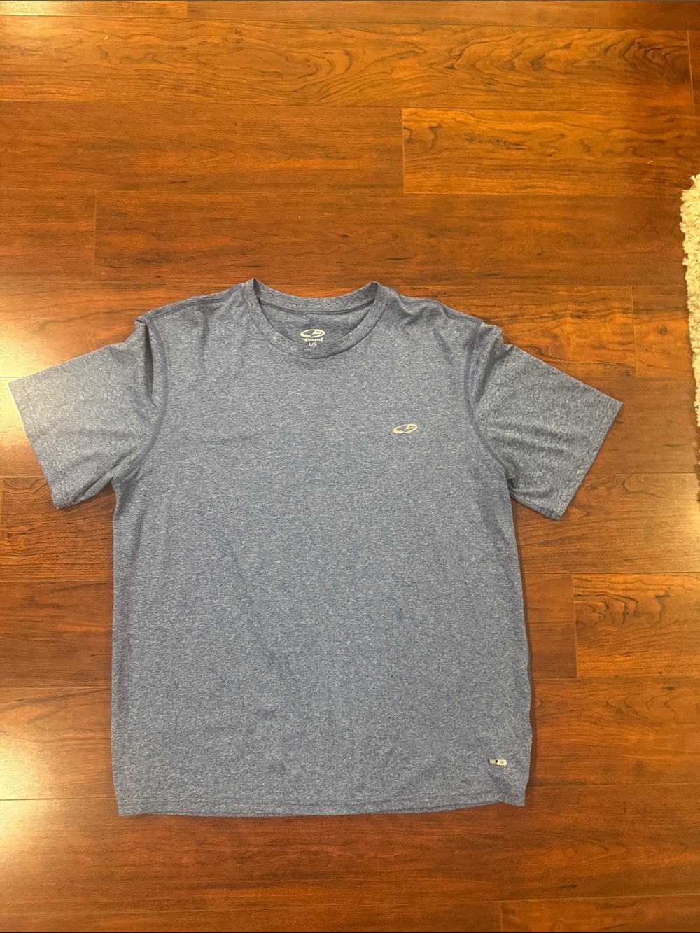 C9 by Champion Blue Heather Short Sleeve Crew Tee